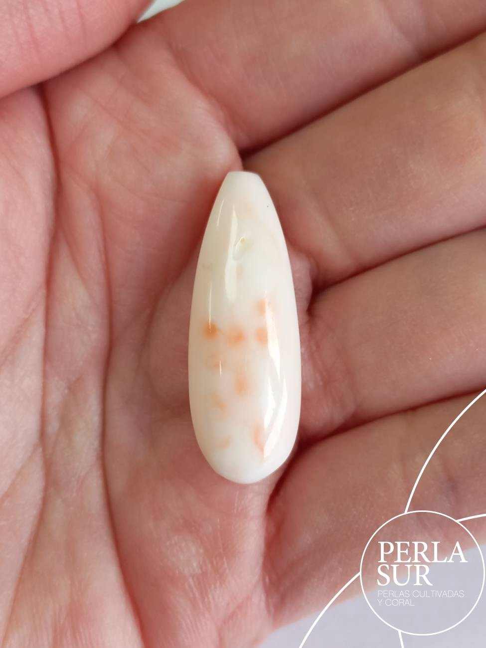 Perilla 33x11'5mm coral rosa