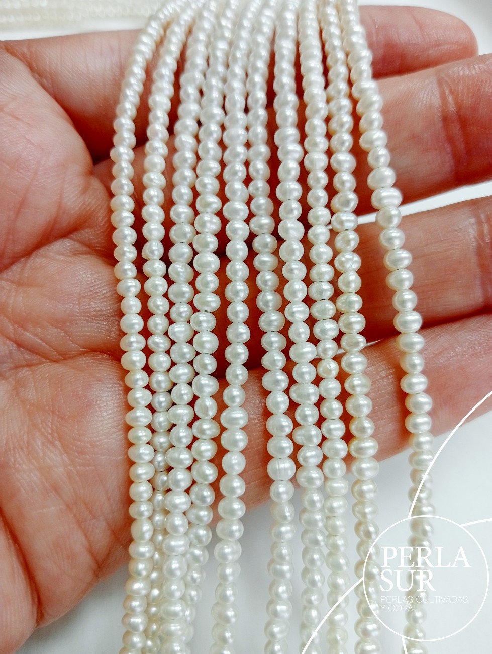 Hilo perla patata 2'5-3mm blanca