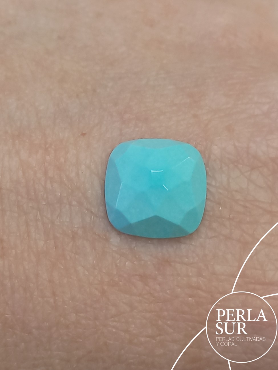Lote cabujón 12mm antik turquesa natural