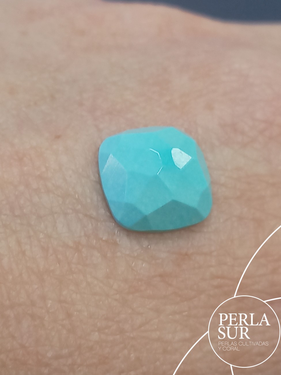 Lote cabujón 12mm antik turquesa natural
