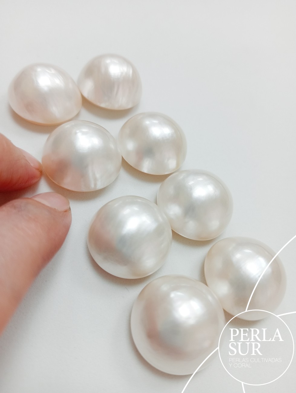Perla mabe 21mm emparejada