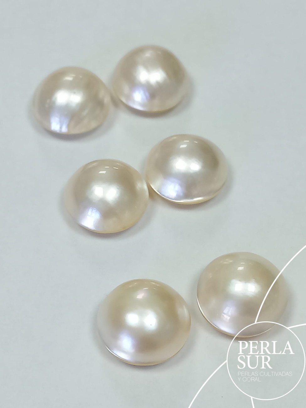 Perla mabe 15'5mm Clásicas Emparejadas
