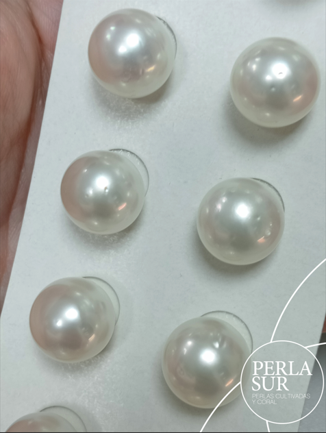Pareja Perla Australiana Redonda 12'5-13mm B