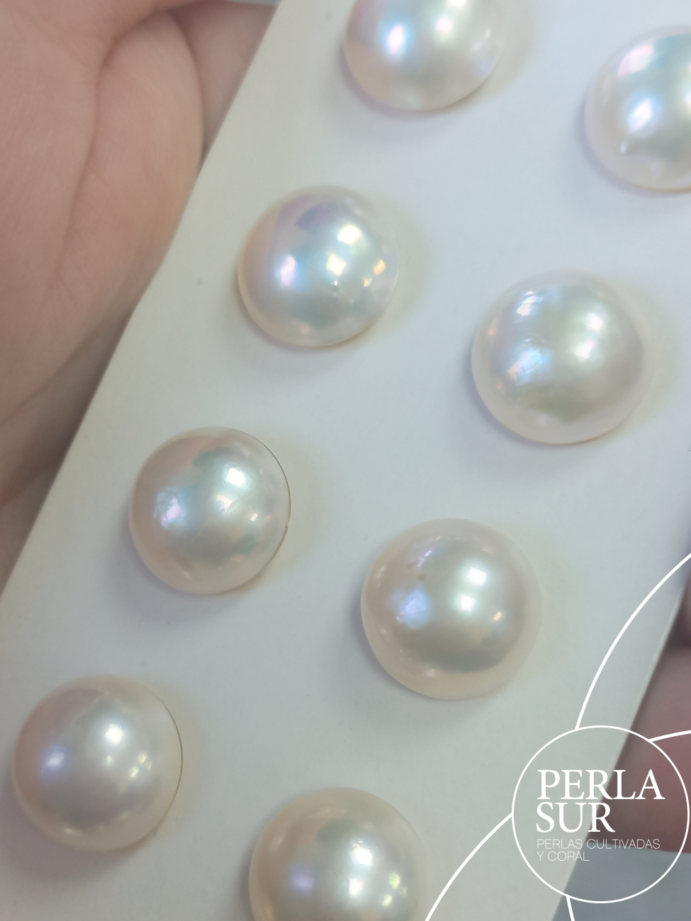Perla Mabe 13'5-14mm Lisas Tornasol - Imagen 3