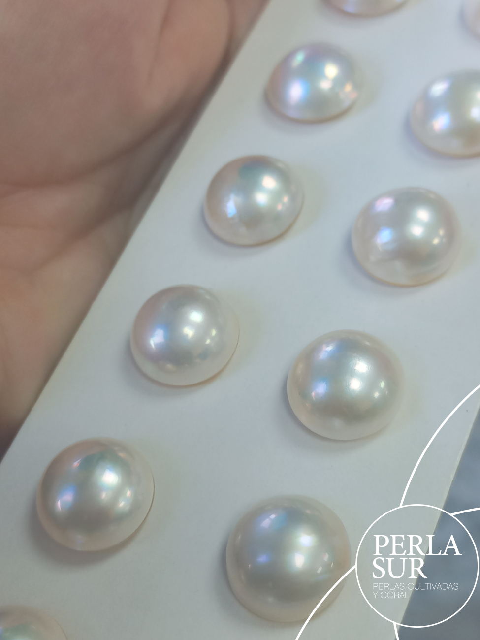 Perla Mabe 13'5-14mm Lisas Tornasol - Imagen 4